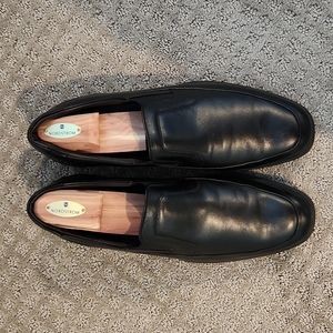 Size 12 Bruno Magali Fanino Mens black dress shoe